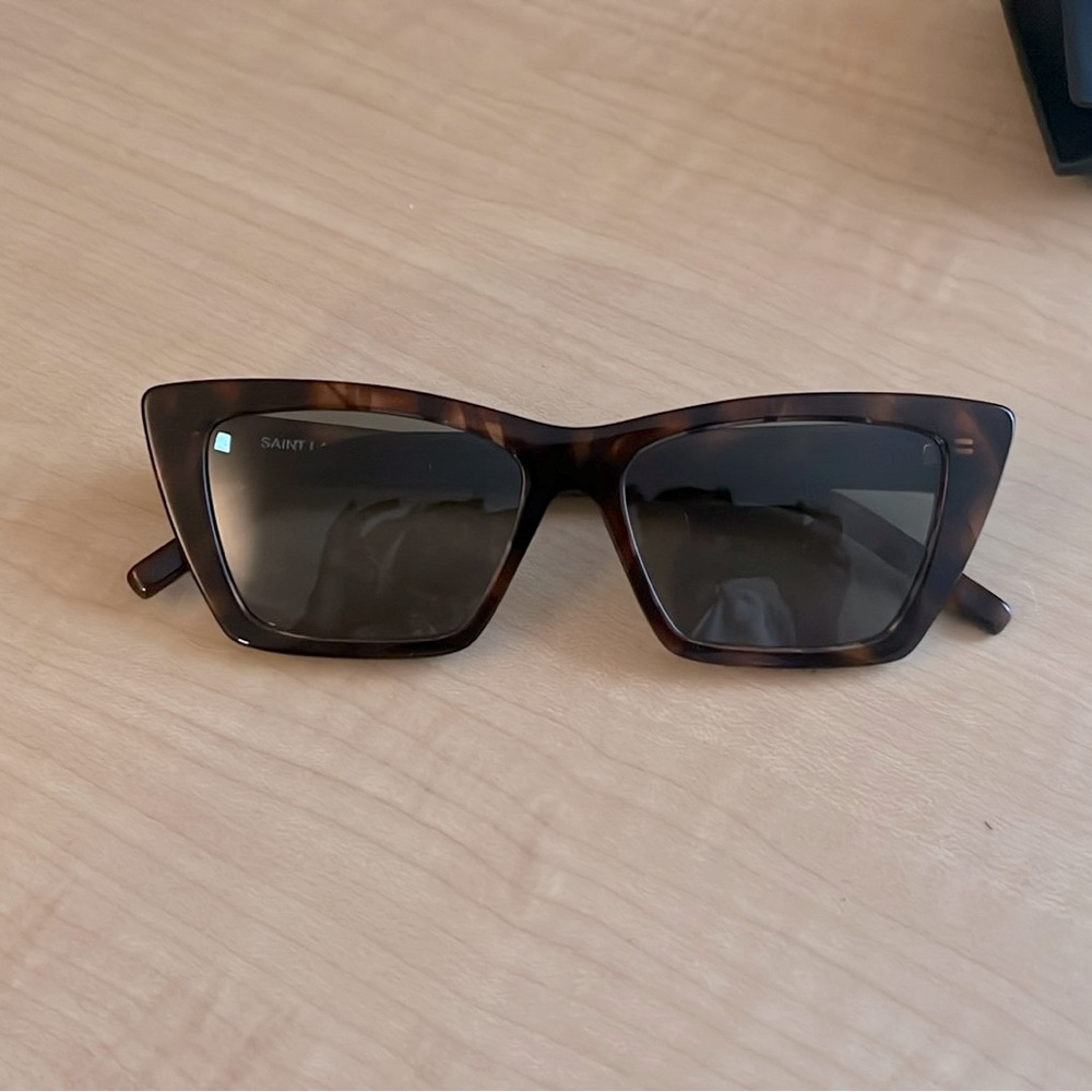 St Laurent 276 Mica Sunglasses in Tortoise